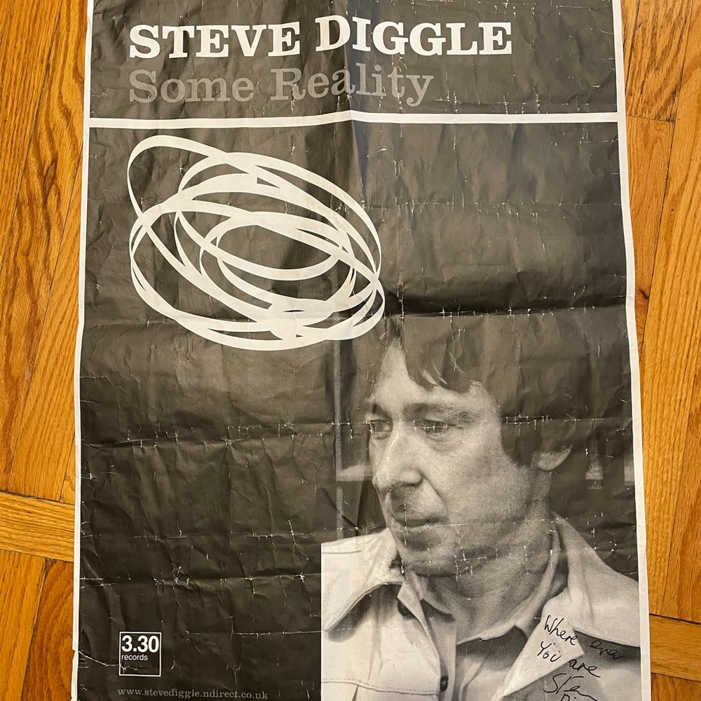 Autographed punk rock poster.